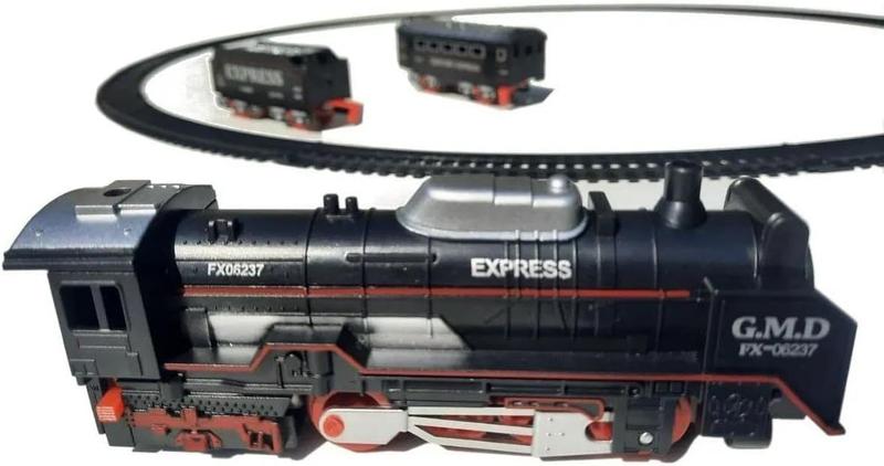ソノマjr Trenzinho Elétrico Clássico Ferrorama Maquina Locomotiva Trem Com